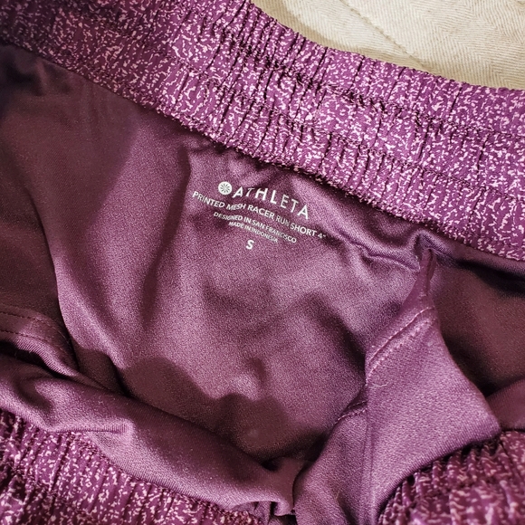 Athleta Mesh Racer Shorts - Picture 4 of 6